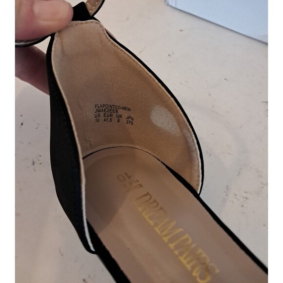 New Dream Paris Sandals Womens Sz 10 Closed Toe Flats Summer Shoes Buckle Ankle - Picture 5 of 15